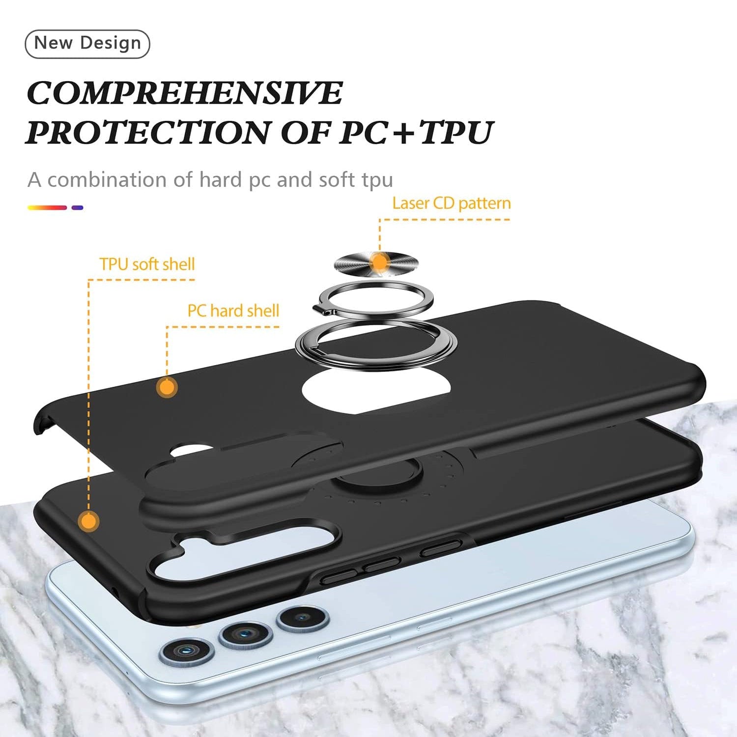 Coque hybride magnétique invisible pour Samsung Galaxy S24 FE Coque hybride magnétique invisible pour Samsung Galaxy S24 FE